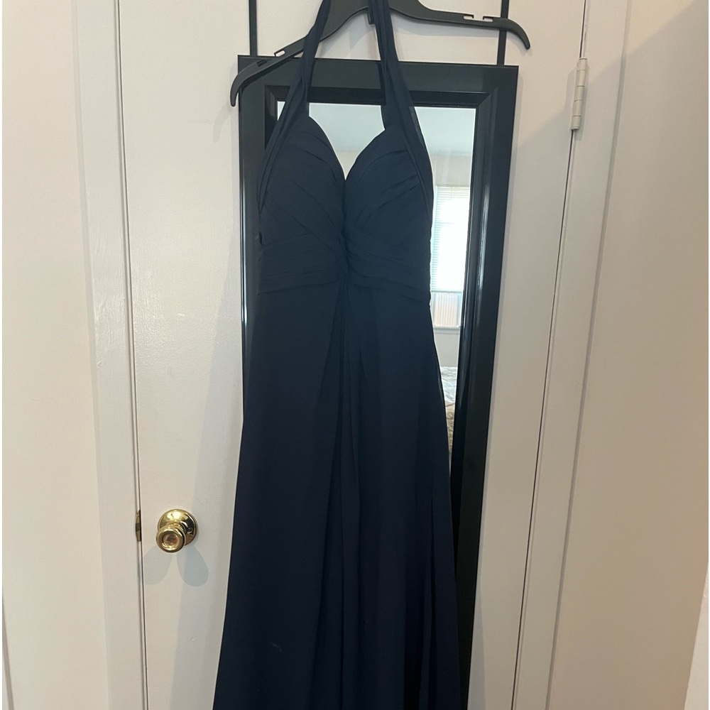 D'zage navy bridesmaid dress